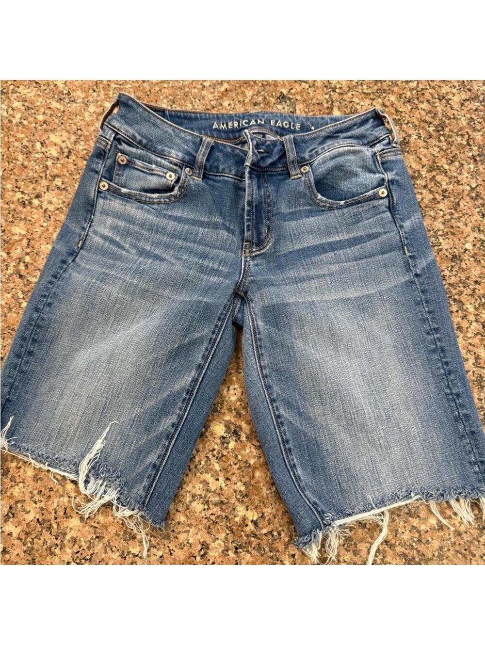 American Eagle Outfitters Relaxed Blue‎ Jean shorts